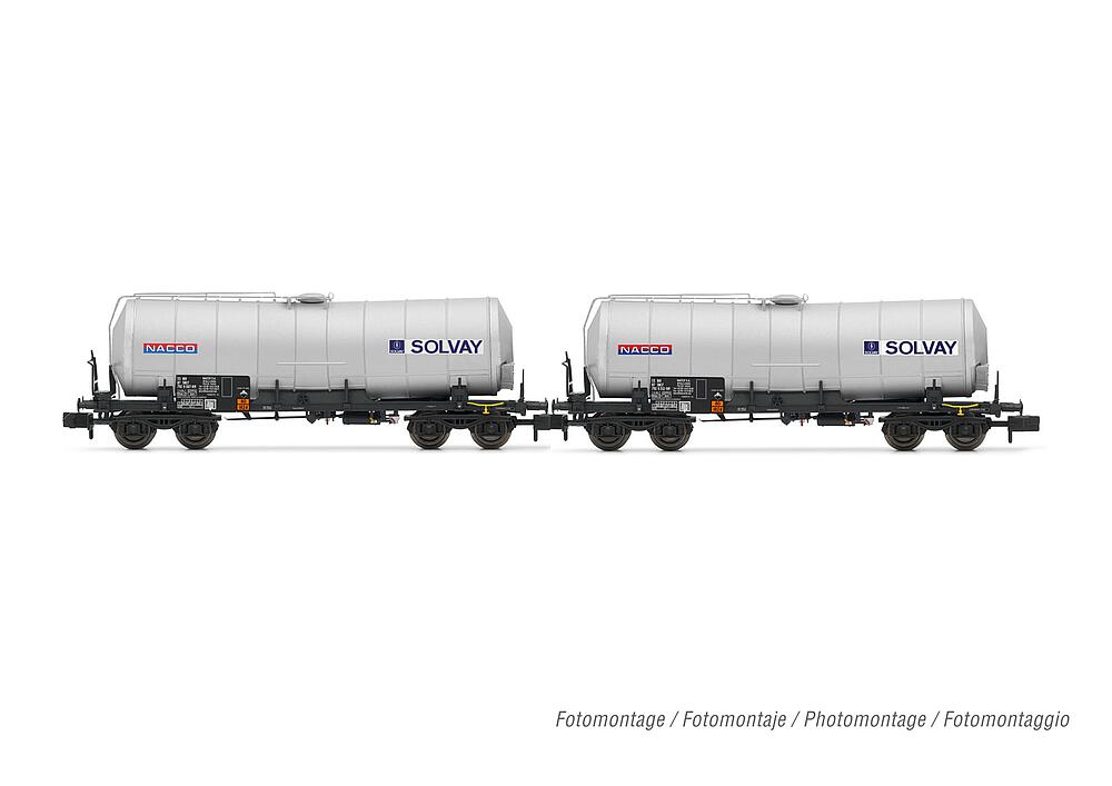 ARNOLD HN6605   N  SNCF, coffret de 2 wagons-citernes isolés à 4 essieux 