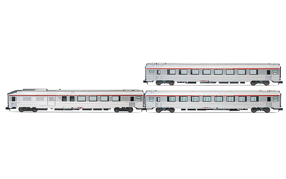 ARNOLD HN4441   N  SNCF, Coffret de 3 voitures voyageurs TEE Cisalpin, Milan - Paris 