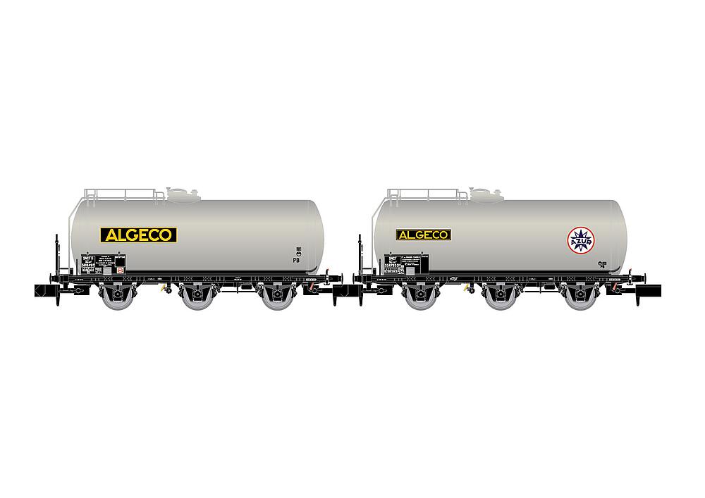 ARNOLD HN6607   N  SNCF, Coffret de 2 wagons à 3 essieux. Wagon-citerne 
