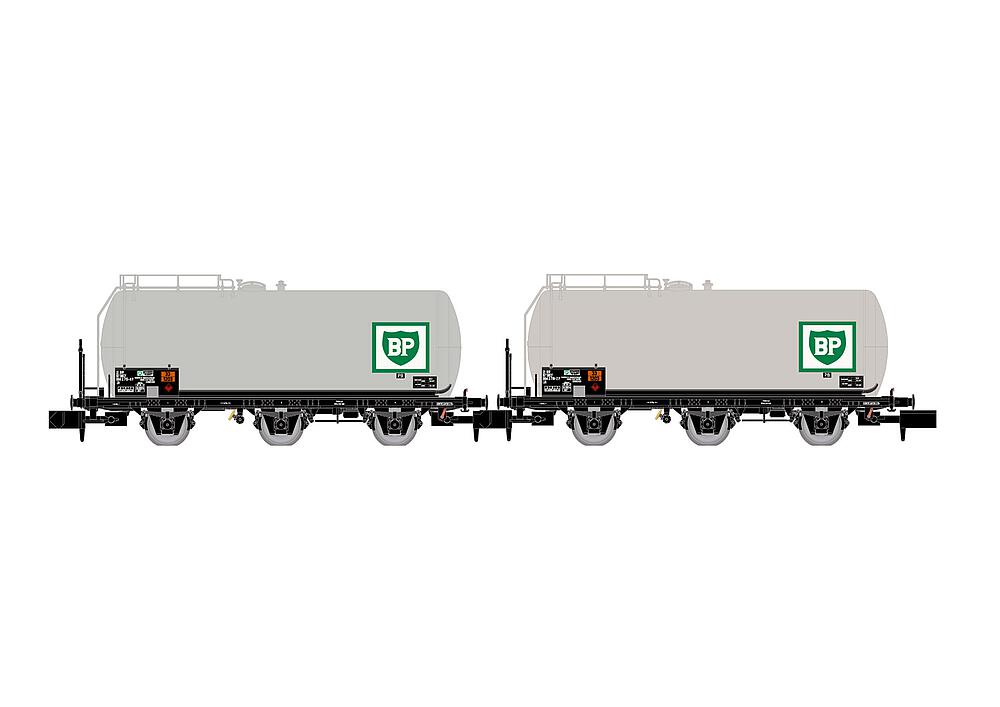 ARNOLD HN6608   N  SNCF, Coffret de 2 wagons à 3 essieux. Wagon-citerne 