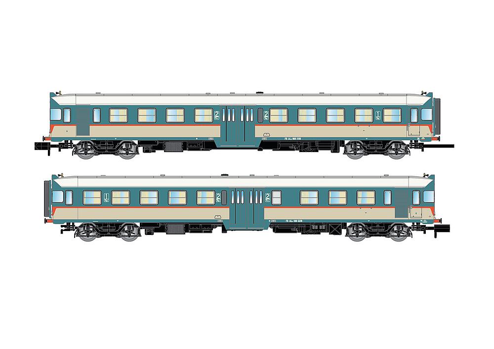 ARNOLD HN2569   N  FS, Automotrice diesel à 2 éléments ALn 668 série 3100 
