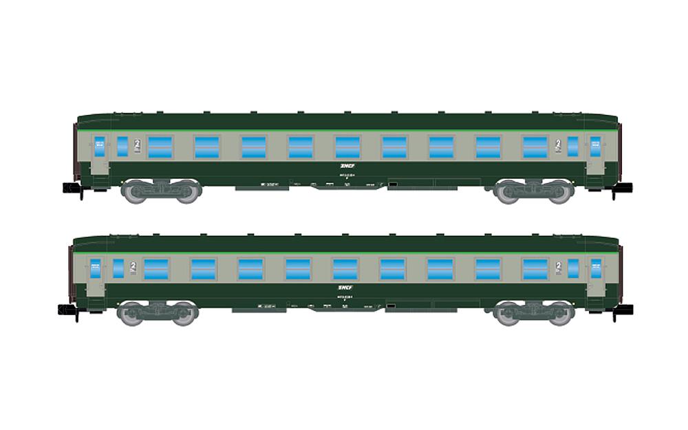 ARNOLD HN4448   N  SNCF, coffret de 2 voitures voyageurs DEV AO B9 