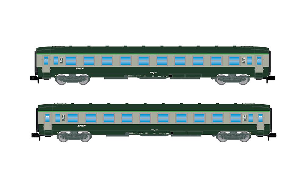 ARNOLD HN4449   N  SNCF, coffret de 2 voitures voyageurs DEV AO B10 