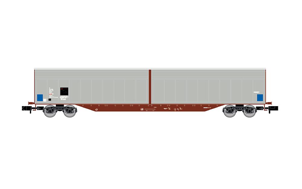 ARNOLD HN6637   N  F-ERSA, wagon à 4 essieux. Wagon à parois coulissantes Habbins 