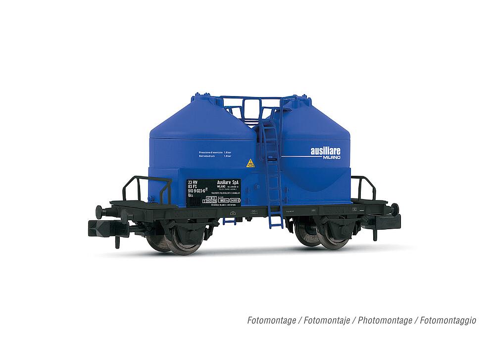 ARNOLD HN6597   N  FS, set de 2 pièces, 2 essieux. Wagon-silo Ucs 