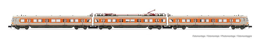 ARNOLD HN2494S   N  DB, Coffret de 3 rames automotrices électriques BR 420, avec son numérique 