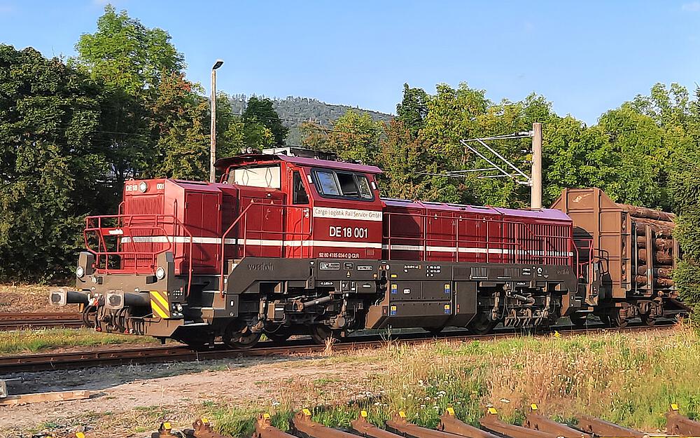 ARNOLD HN9057S   TT  Cargo Logistik Rail Service, locomotive diesel DE 18 001, avec son numérique 