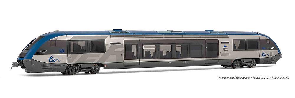 ARNOLD HN2480  1/160   SNCF, automotrice diesel X73903, avec petit logo TER Alsace