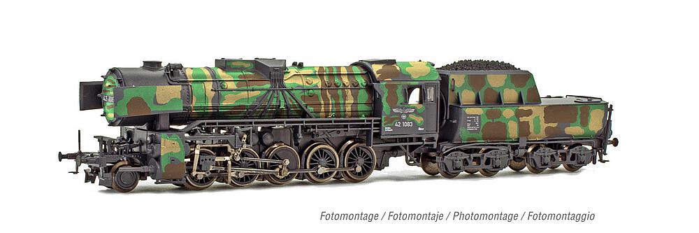 ARNOLD HN2485  1/160   DRB, locomotive à vapeur BR 42, livrée camouflage 