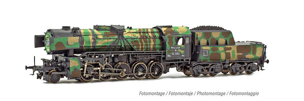 ARNOLD HN2485S  1/160   DRB, locomotive à vapeur BR 42, livrée camouflage 