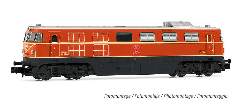 ARNOLD HN2489D  1/160   ÖBB, locomotive diesel Rh 2050.02, numérique 