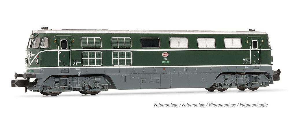 ARNOLD HN2490D  1/160   ÖBB, locomotive diesel Rh 2050.02, numérique 