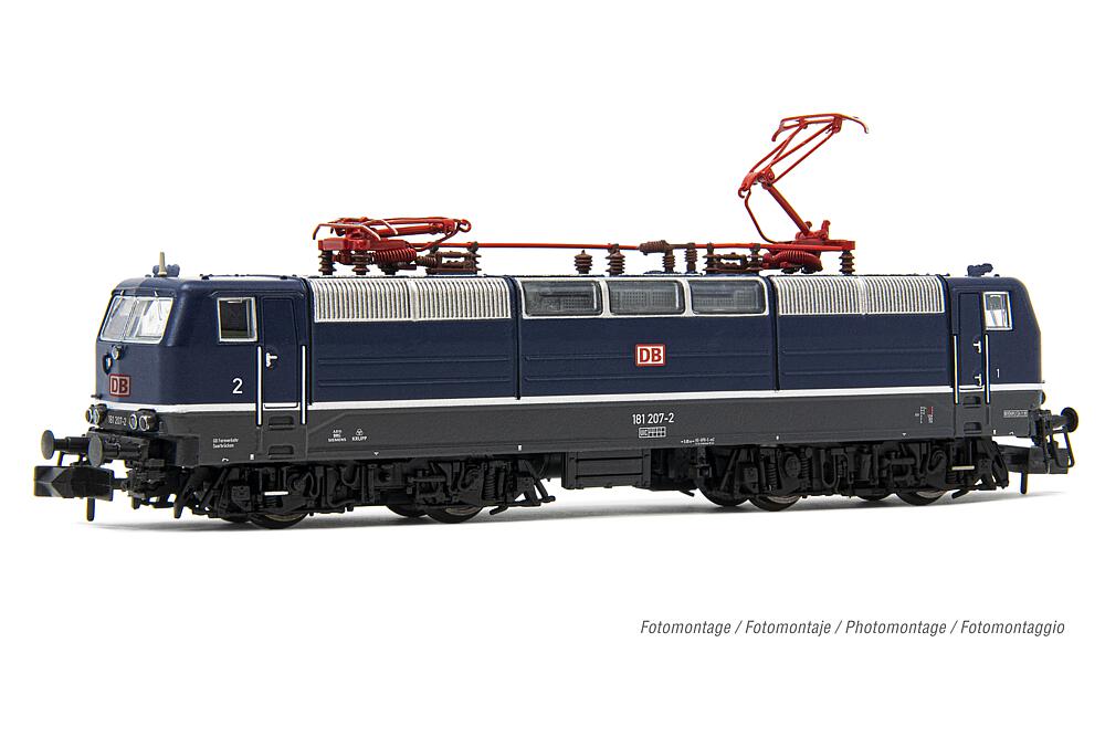 ARNOLD HN2517S   N  DB AG, Locomotive électrique 181 207-2, avec son numérique 