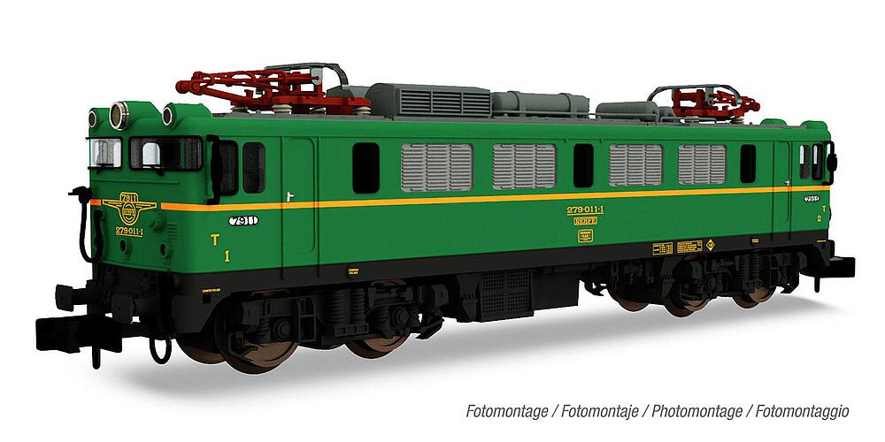 ARNOLD HN2536S  1/160   RENFE, locomotive électrique série 279, vert/jaune 