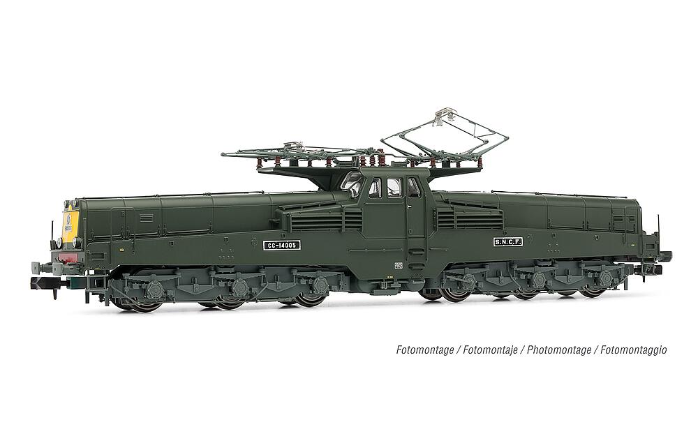 [ARNOLD HN2548S  ] ARNOLD HN2548S  1/160   SNCF, locomotive électrique CC 14004, avec 4 phares, vert 
