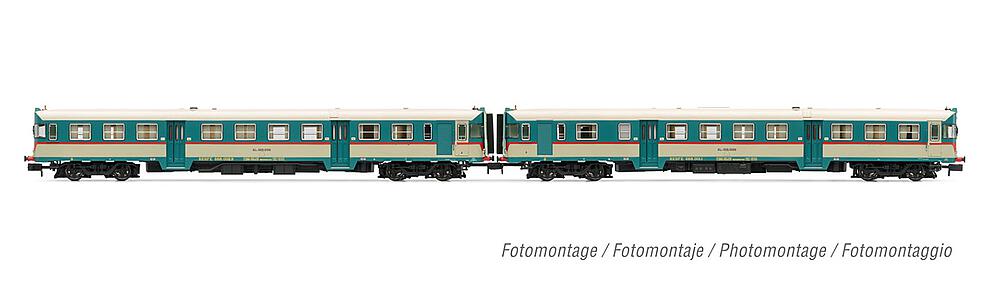 [ARNOLD HN2554  ] ARNOLD HN2554  1/160   RENFE, automotrice diesel à 2 éléments ALn 668 série 1900, livrée FS, fenêtres frontales bombées 