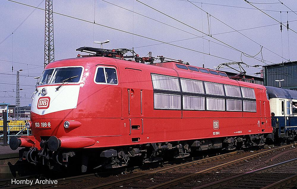 [ARNOLD HN2565  ] ARNOLD HN2565  1/160   DB, locomotive électrique 103 140, rouge Orient, pantographes à un bras 