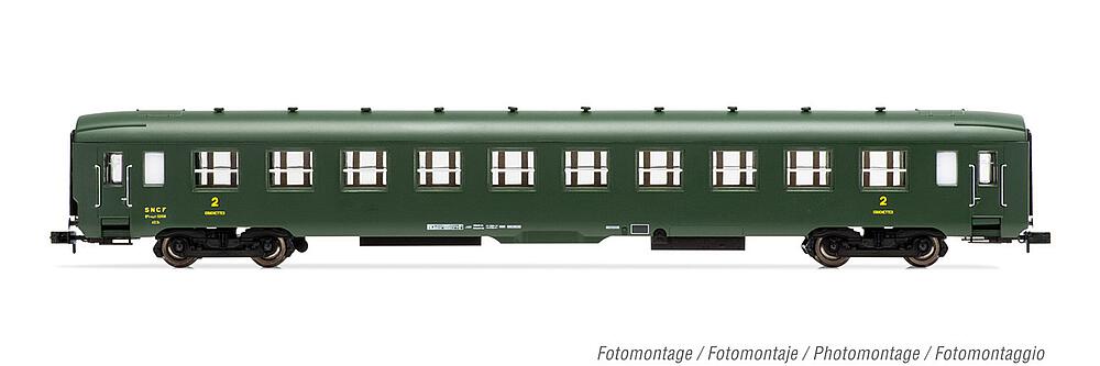 [ARNOLD HN4384  ] ARNOLD HN4384  1/160   SNCF, voiture-couchettes DEV AO B10c10, vert 