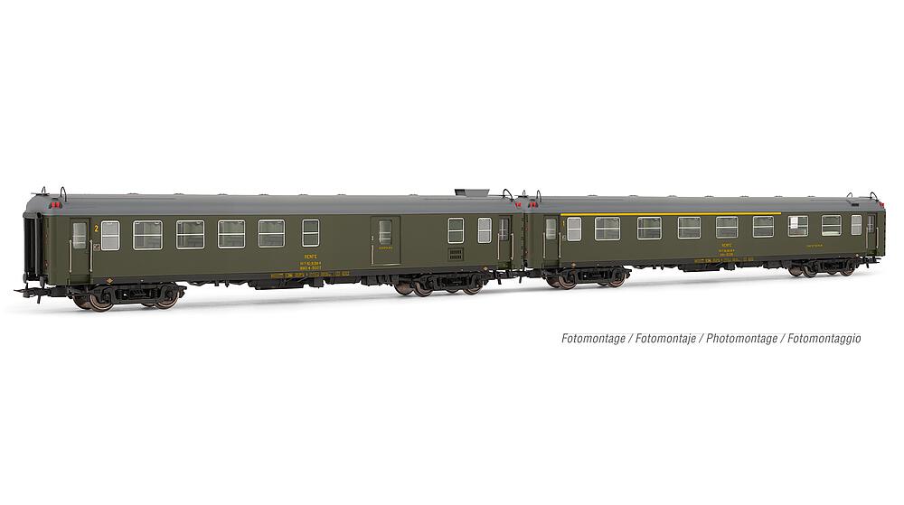ELECTROTREN HE4025   H0  RENFE, coffret de 2 voitures de voyageurs 5000 