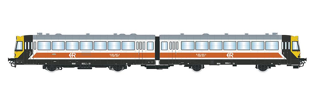 ELECTROTREN HE2002D  1/87   RENFE, autorail 2 pièces Ferrobus, série 591.500,Régional 