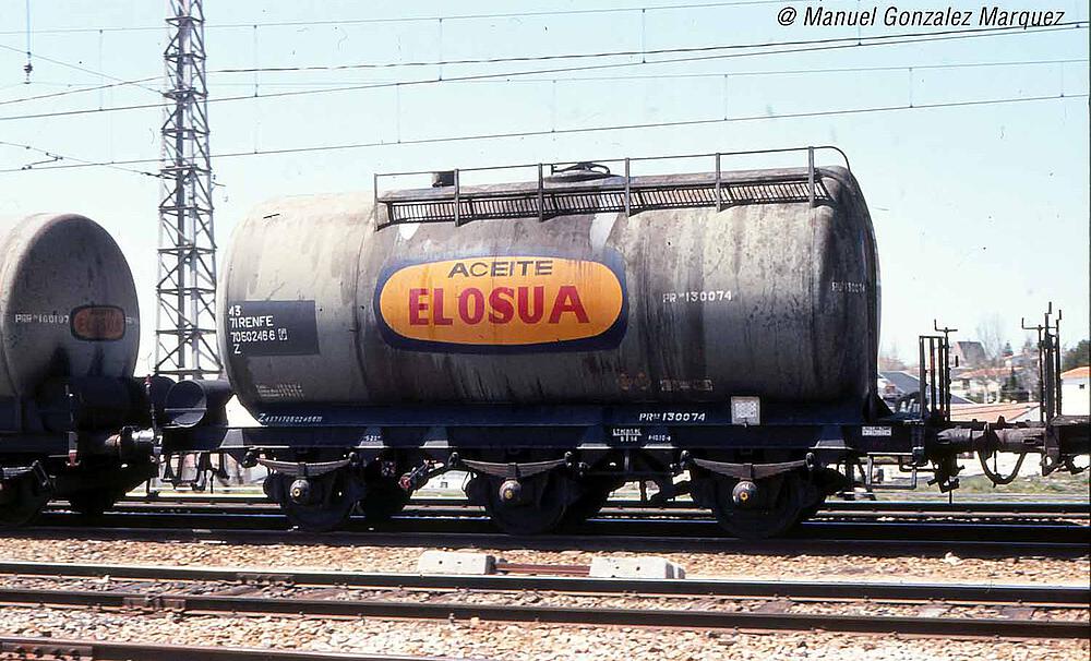 ELECTROTREN HE6024  1/87   RENFE, coffret de 2 wagons à 3 essieux. Wagon-citerne, gris, Elosua 