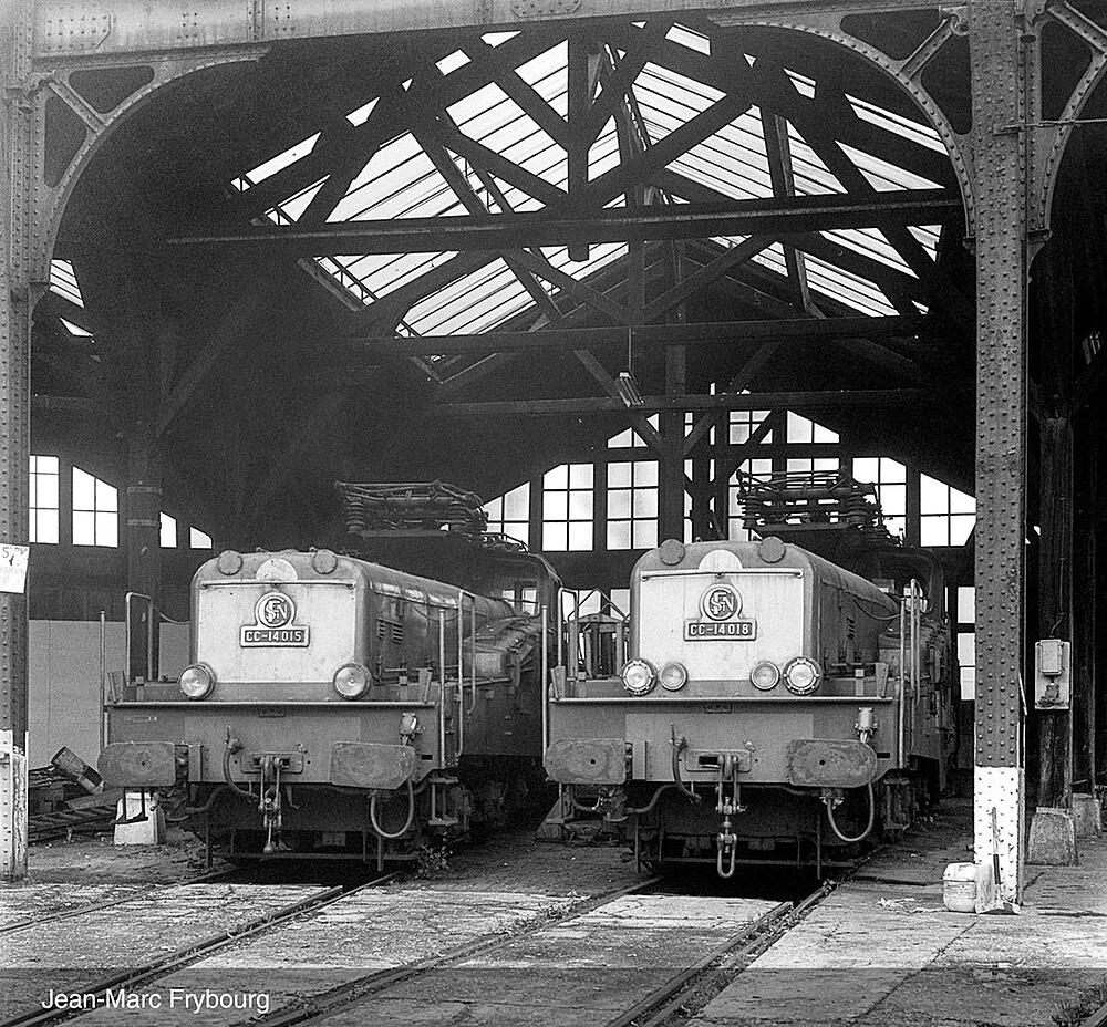 JOUEF HJ2424  1/87   SNCF, locomotive électrique CC 14018, verte 