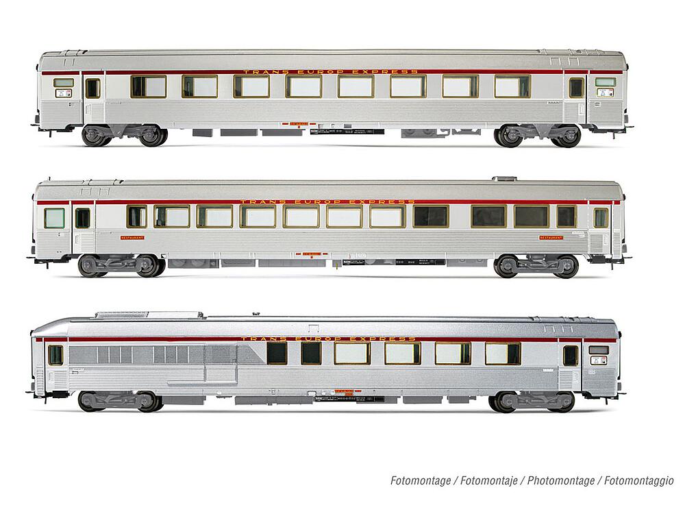 JOUEF HJ4164  1/87   SNCF, set de 3 pièces TEE Mistral 