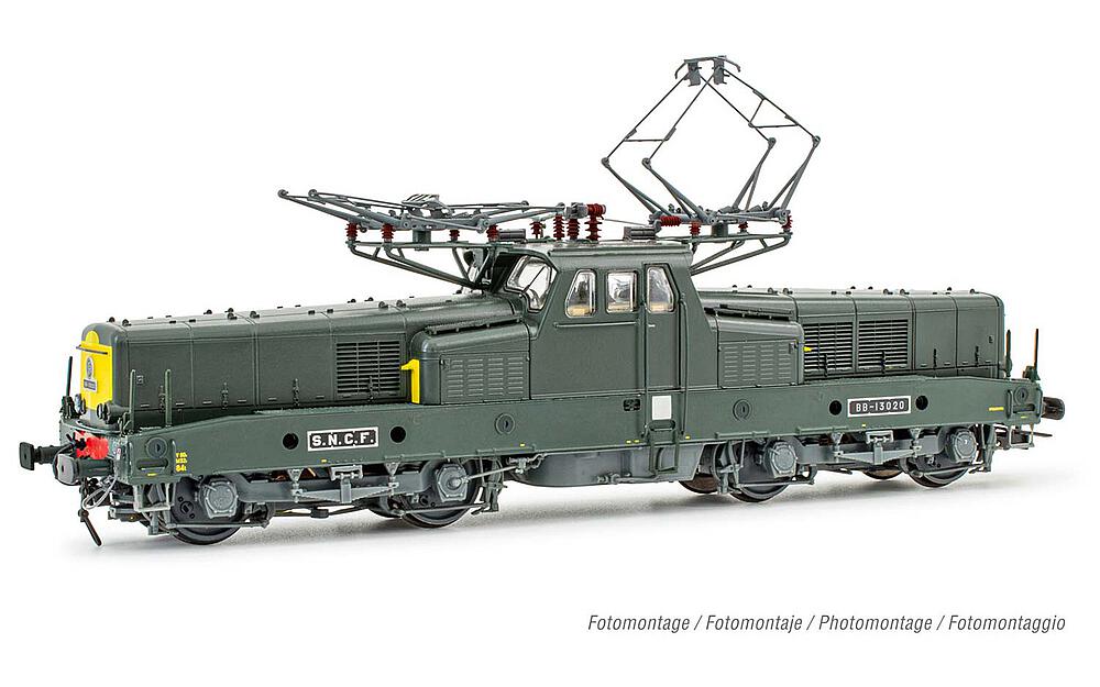 JOUEF HJ2402S  1/87   SNCF, locomotive électrique série BB 13020, 2ème série, verte 