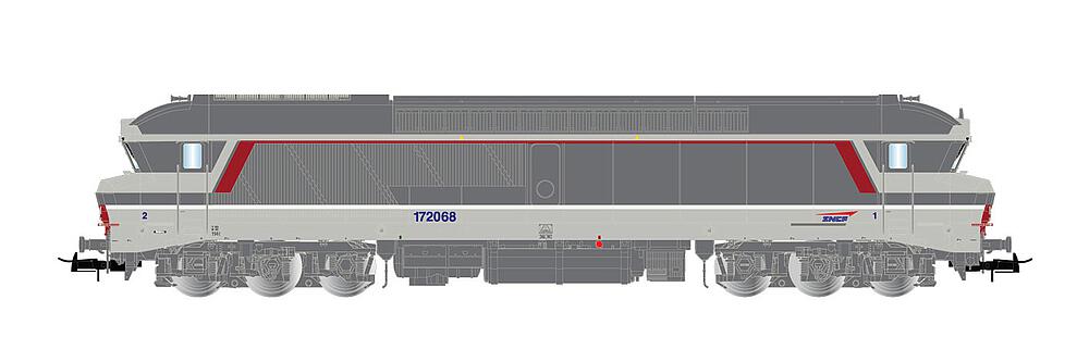 JOUEF HJ2604  1/87   SNCF, locomotive diesel CC 72068, multiservice 