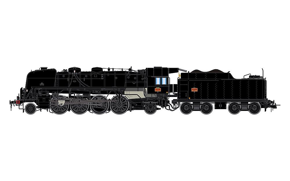 JOUEF HJ2431   H0  SNCF, locomotive à vapeur 141 R 484 