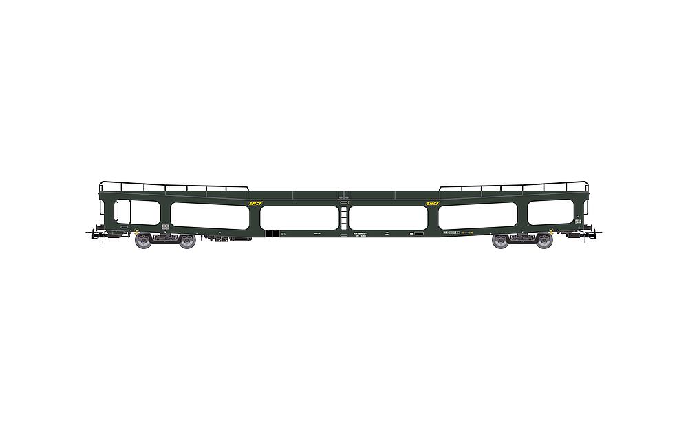 [JOUEF HJ4187  ] JOUEF HJ4187   H0  SNCF, wagon de transport de voitures DD DEV 66 