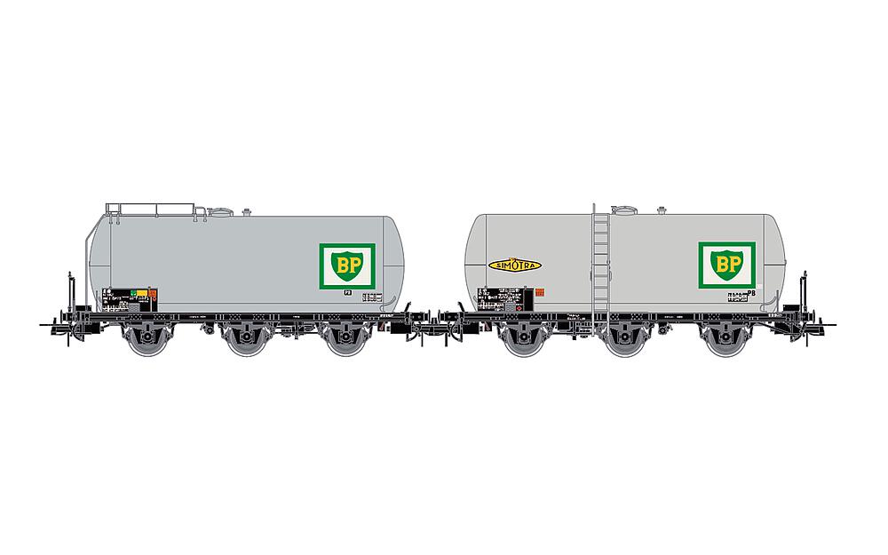 JOUEF HJ6247   H0  SNCF, Coffret de 2 wagons à 3 essieux. Wagon-citerne 