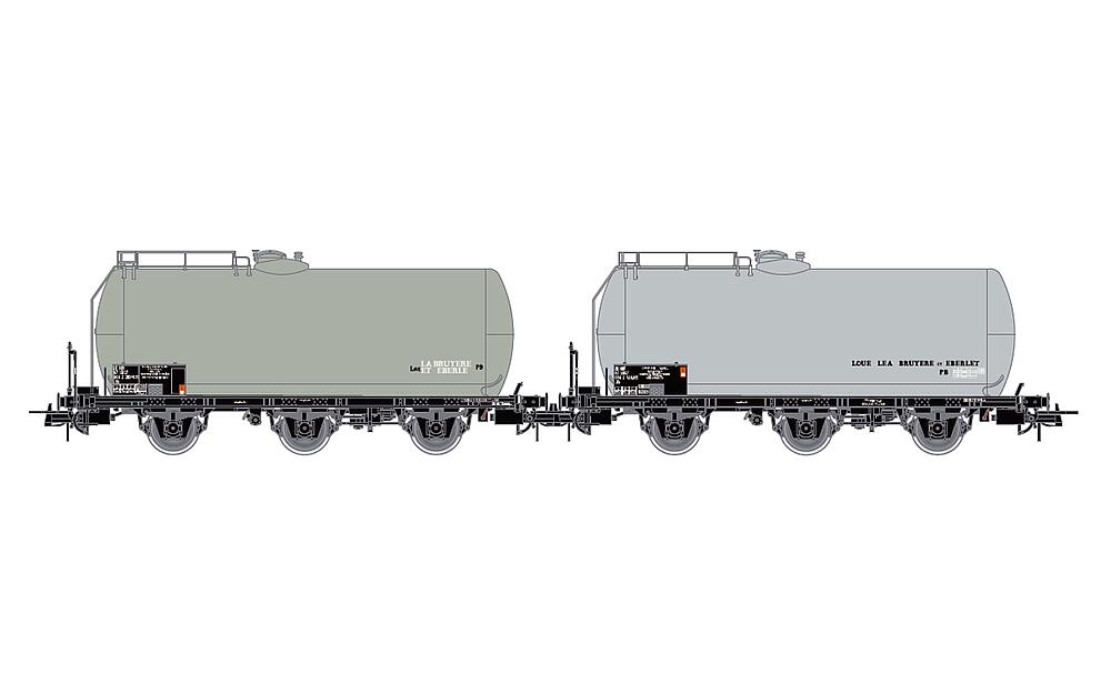 JOUEF HJ6248 H0  SNCF, Coffret de 2 wagons à 3 essieux. Wagon-citerne 