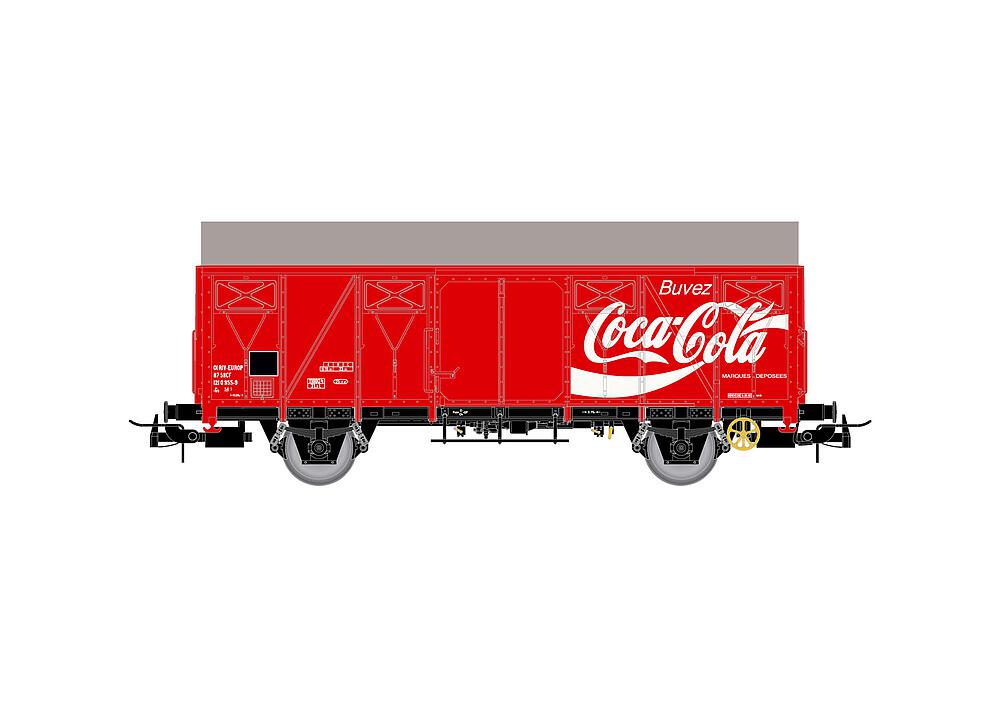 JOUEF HJ6254   H0  SNCF, wagon à 2 essieux. Wagon de marchandises couvert G4 avec parois en plaques 