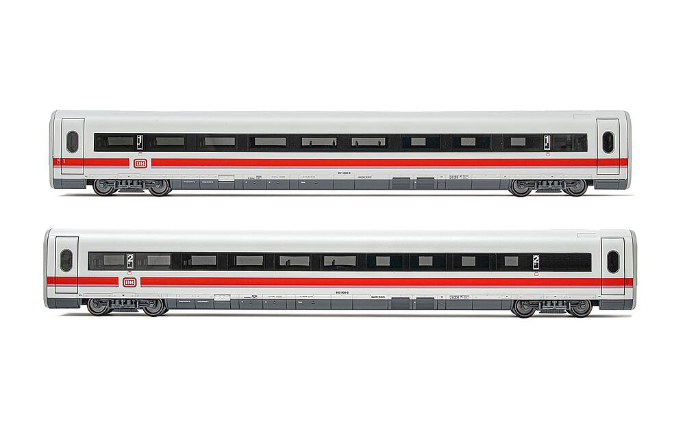 LIMA HL4677  1/87   DB AG, Coffret de 2 pièces pour complément ICE 1 série 401, blanc/rouge 