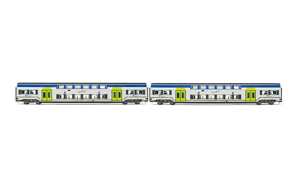 LIMA HL5057  1/87   FS Trenitalia, set complémentaire de 2 pièces Vivalto, DPR avec l'ancien Vivalto 