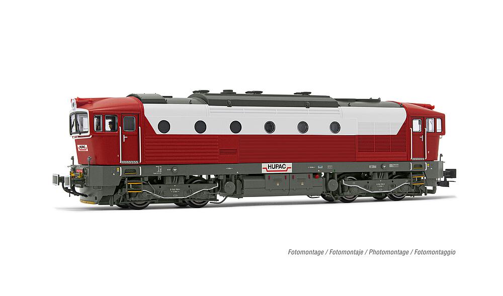 RIVAROSSI HR2929   H0  HUPAC, locomotive diesel Rh. D.753.7 