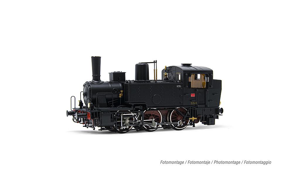 RIVAROSSI HR2918S   H0  FS, locomotive à vapeur Gr. 835, avec son numérique 