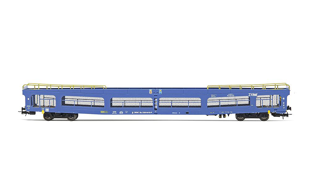 RIVAROSSI HR4383   H0  ZXBENET, wagon pour le transport de voitures DDm 916 