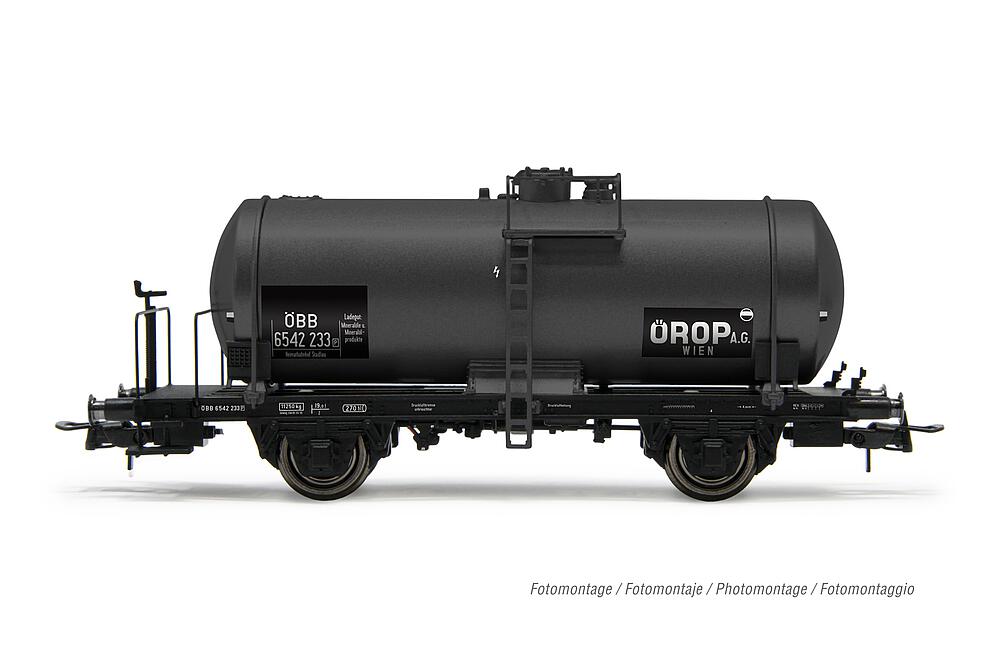 RIVAROSSI HR6609   H0  ÖBB, wagon à 2 essieux. Wagon-citerne (ex FS) 