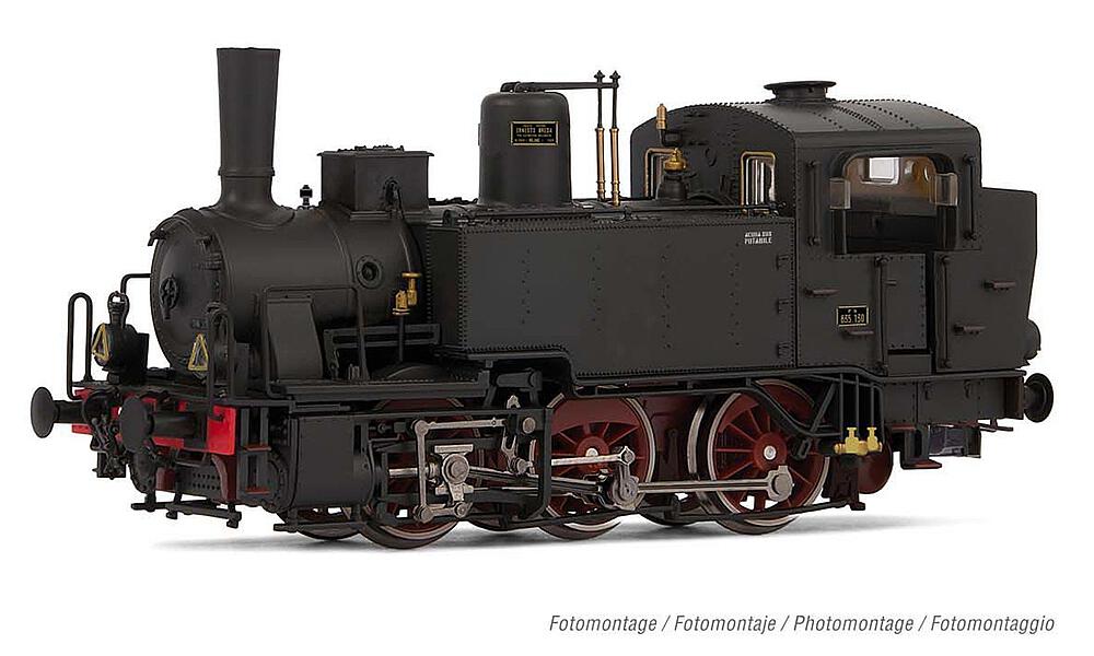 RIVAROSSI HR2787  1/87   FS, locomotive à vapeur Gr. 835, lampes à huile, boîte à eau avec rivets 