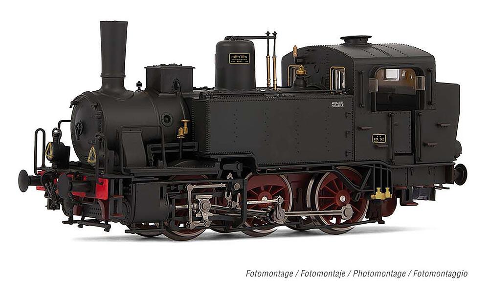 RIVAROSSI HR2788  1/87   FS, locomotive à vapeur Gr. 835, lampes à huile, boîte à eau 