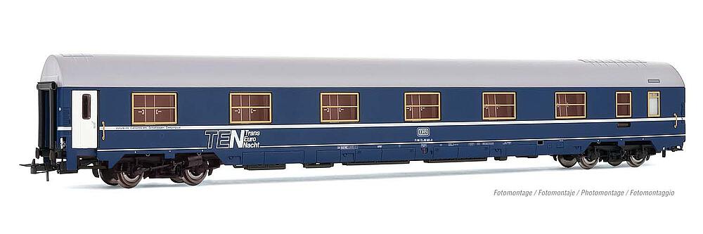 RIVAROSSI HR4302  1/87   DB, voiture-lits MU, TEN, avec toit en aluminium 