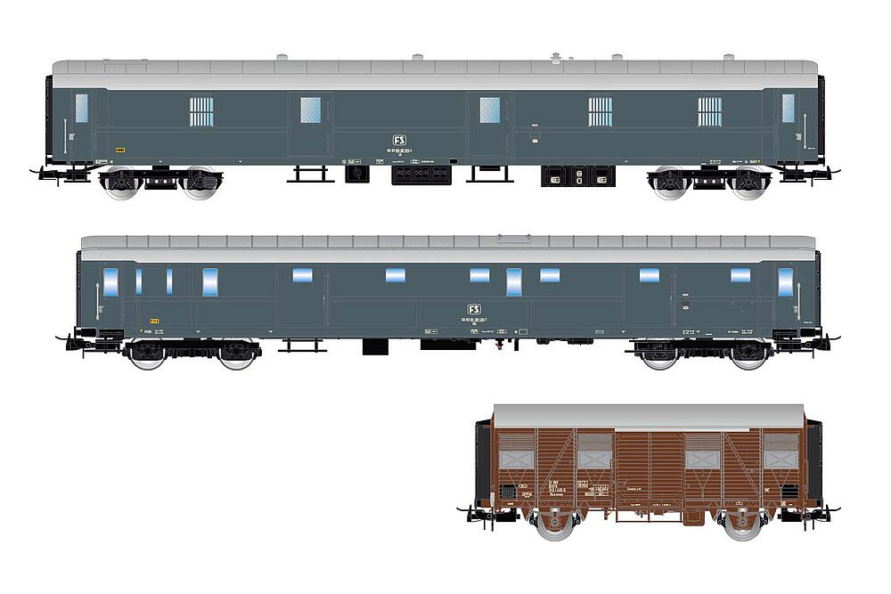 RIVAROSSI HR4318  1/87   FS, set de 3 pièces Celerone 