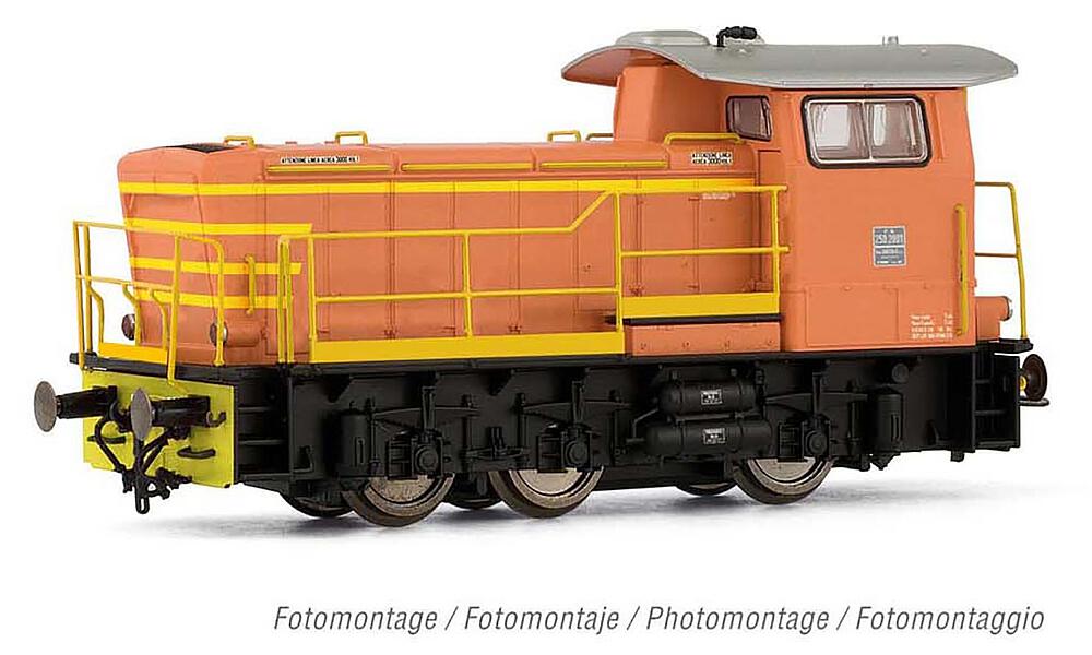 RIVAROSSI HR2795S  1/87   FS, Locomotive diesel série D.250 2001, orange 