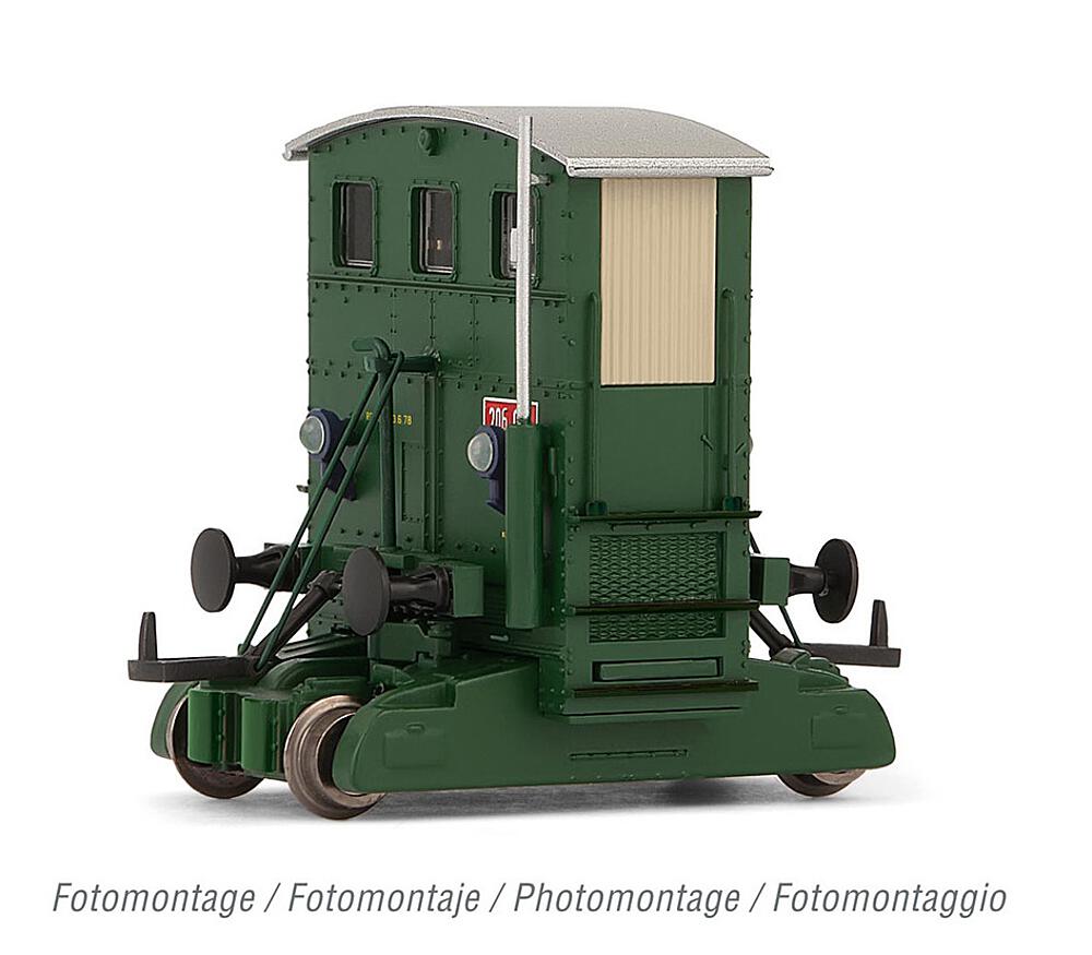 RIVAROSSI HR2878  1/87   FS, Tracteur de manœuvre Sogliola 206, vert 