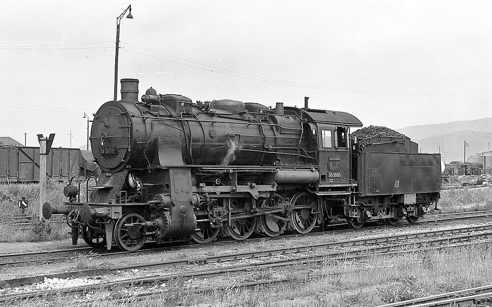 RIVAROSSI HR2890S  1/87   DR, locomotive à vapeur série 56.20, chaudière à trois dômes, noir/rouge 