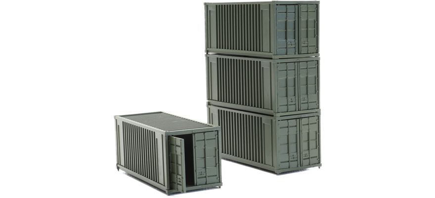 IGRA Model 66818179   H0 4-pièces Container militaire V.