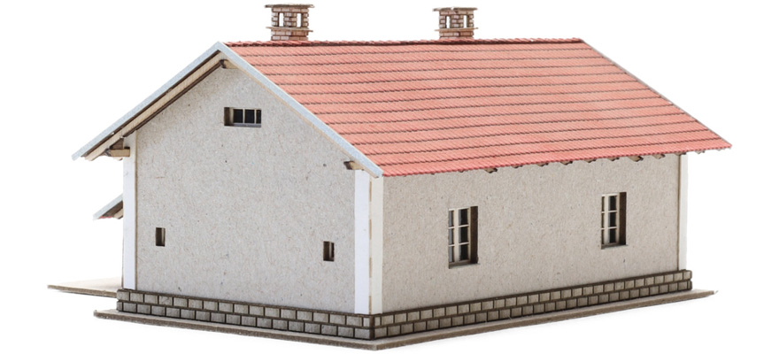 IGRA Model 211004   H0 Maison de gardien double H0 II.