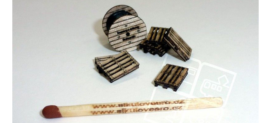 IGRA Model 121017   H0 Palettes et bobines 